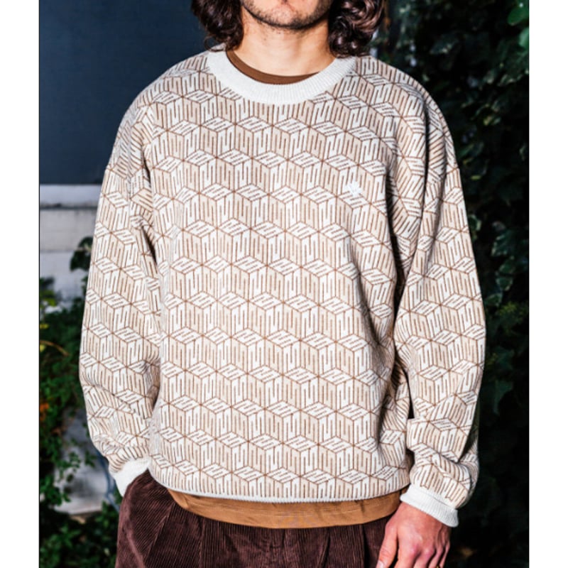 cube-cube ニット　セーター　M　センソユニコ MAGENTA セーター ニット マジェンタ MAGENTA SKATEBOARDS CUBE