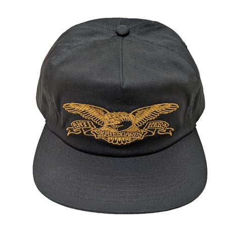 ANTIHERO SKATEBOARDS キャップ アンタイヒーロー ブラック CAP　ANTI HERO BASIC EAGLE SNAPBACK CAP（BLACK）