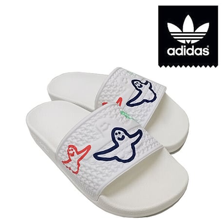 ADIDAS サンダル メンズ レディース　ADIDAS SHMOOFOIL SLIDES HQ2034（ホワイト） スライドサンダル スリッパサンダル スポーツサンダル アディダス