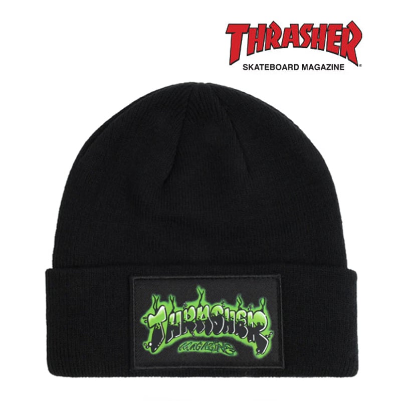 THRASHER スラッシャー ビーニー ロゴ THRASHER MAGAZINE THRAS 