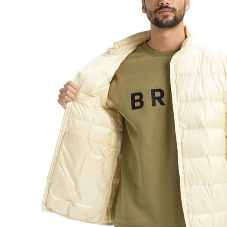 BURTON インサレーター　BURTON Men's Burton Evergreen Snap Down Jacket (Almond Milk) メンズ バートン ダウンジャケット SALE
