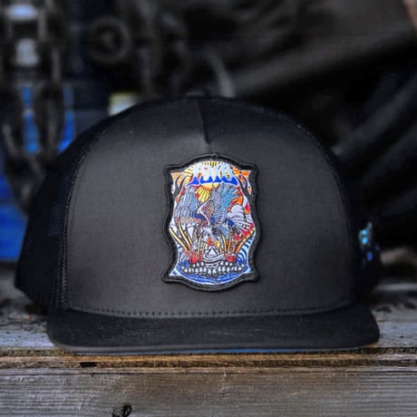 1910 9teenten  CAP キャップ メッシュキャップ ナインティーン テン ブラック　1910 Ojo Rojo Snapback  （Black） MS126268