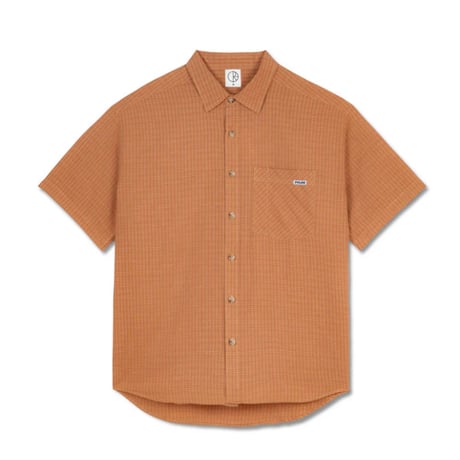 POLAR SKATE CO シャツ 半袖 ポーラー　MITCHELL SHIRT （RUST）