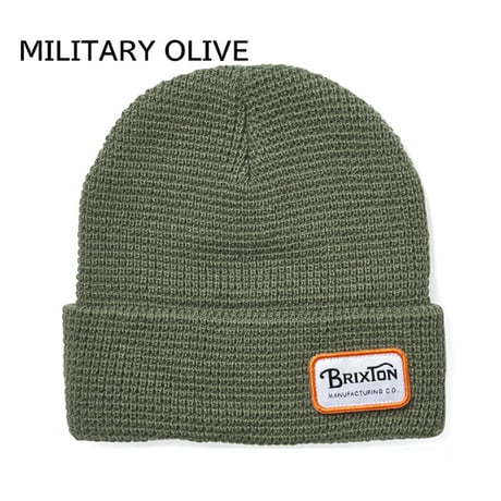BRIXTON ビーニー ブリクストン ニット帽　BRIXTON GRADE BEANIE （BLACK　MILITARY OLIVE　RUST ORANGE）