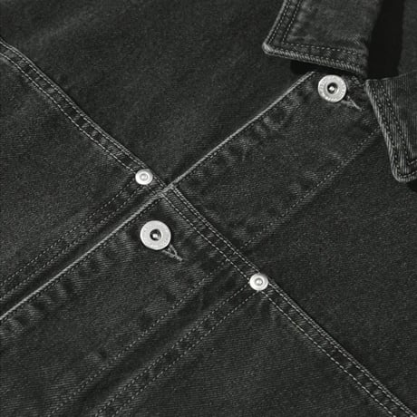 SALE  POLAR SKATE CO デニム ジャケット ポーラー　DENIM PATRIK JACKET （SILVER BLACK）