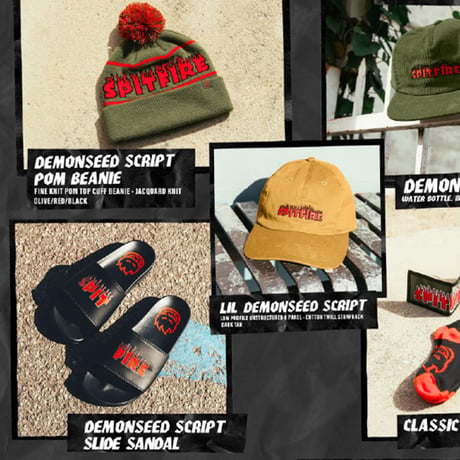 SALE SPITFIRE WHEELS サンダル スピットファイア　DEMONSEED SCRIPT SLIDE SANDAL スライドサンダル メンズ