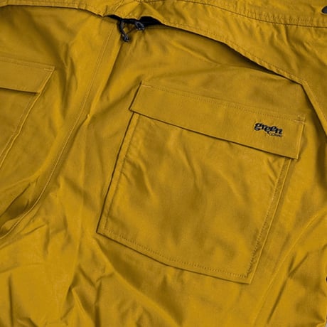 25-26 スノーパンツ スノーボードウェア メンズ レディース グリーンクロージング GREEN CLOTHING BIB PANTS  (AMBER)