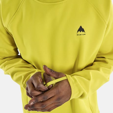 BURTON クルーネック フリース メンズ バートン Men's Burton Crown Weatherproof Pullover Crewneck Fleece（Sulfur） 23-24