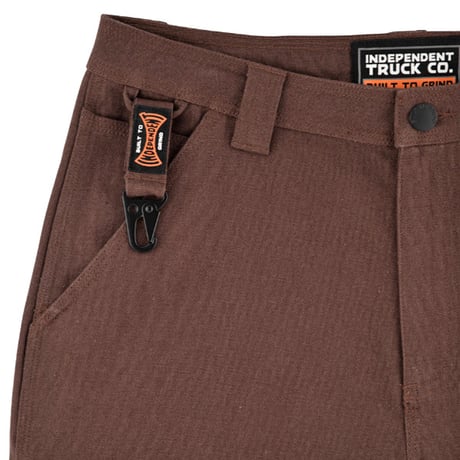 INDEPENDENT アパレル パンツ ショーツ インディペンデント　Built To Grind Mens Canvas Shorts （Chocolate）