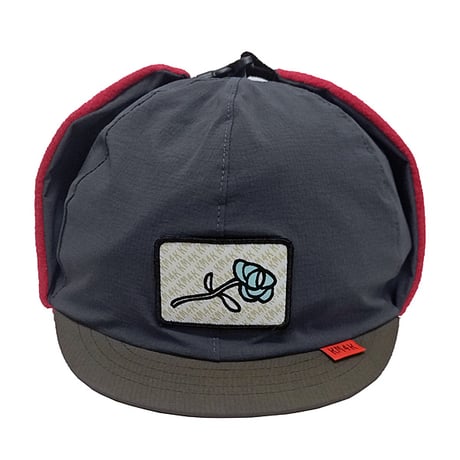 23-24 KM4K キャップ　KM4K CAP10 HI FIVE “サイズ⇒59cm” （DARK GRAY/DARK BROWN/RED） カモシカ