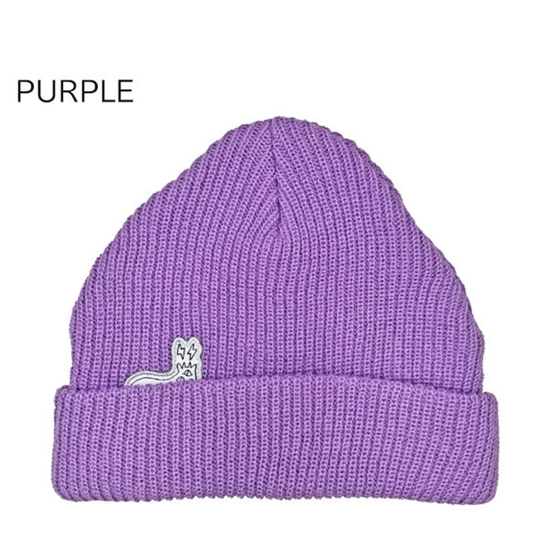 KM4K ビーニー KM4K BEANIE （PURPLE GRAY GREEN） ニット帽