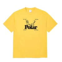 POLAR SKATE CO Tシャツ 半袖 イエロー ポーラー メンズ　No Worries Tee （Lemon）