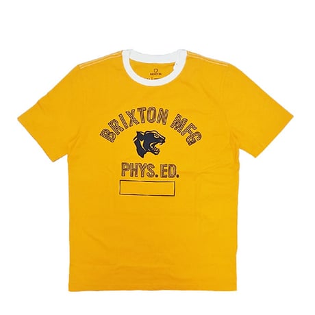 SALE BRIXTON Tシャツ 半袖 ブリクストン メンズ　PHYS. ED.  S/S STT TEE（CITRUS）