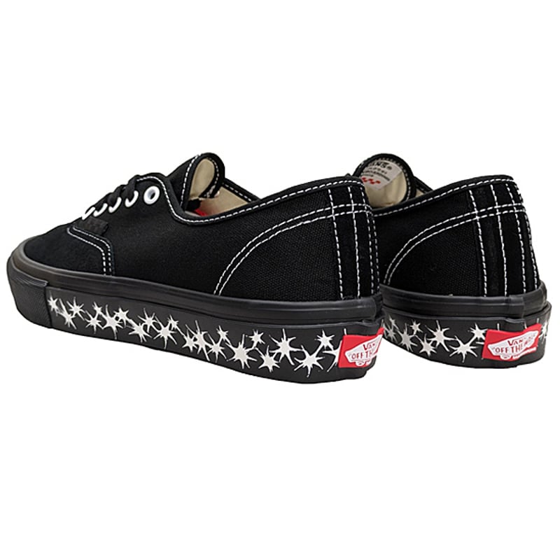 パンダ•*¨*•.¸♬︎ VANS スニーカー VANS SKATE AUTHENTIC （BLACK SPLATTE