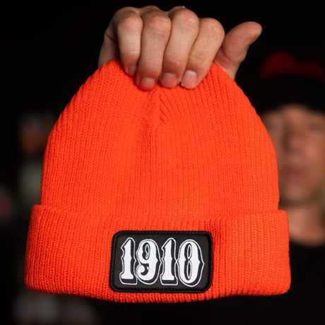 1910 9teenten ビーニー　1910 Members Beanie （ORANGE） MS124BN148 ニット帽 ナインティーン テン