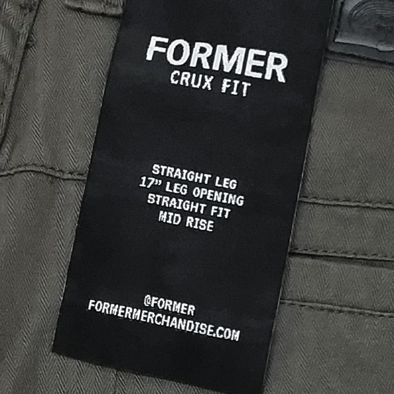 FORMER パンツ クラックス ストレートパンツ メンズ フォーマー FORMER パンツ クラックス ストレートパンツ メンズ フォーマー