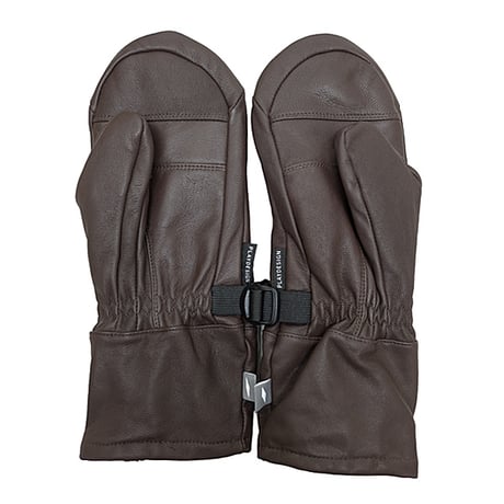 PO1 PLAYDESIGN プレイデザイン グローブ ミトン　SUPER PO1 LEATHER （BROWN） レザー スノーグローブ メンズ レディース
