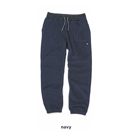 SALE GREEN CLOTHING FLEECE PANTS   (NAVY　ORANGE) フリースパンツ グリーンクロージング 2019-20