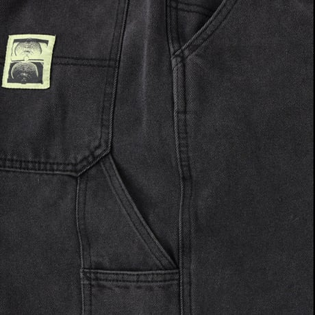 FORMER パンツ ディステンド フォーマー メンズ　FORMER VT DISTEND DENIM CARPENTER PANT （WASHED BLACK）