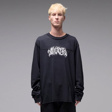 FORMER フォーマー 長袖 Tシャツ ブラック　FORMER PRAISE LS T-SHIRT （WASHED BLACK）