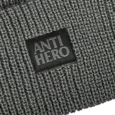 SALE ANTIHERO ビーニー グレー アンタイヒーロー　ANTI HERO LIL BLACK HERO BEANIE（CHARCOAL）