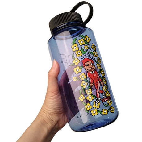 KROOKED ウォーターボトル クルキッド　KROOKED SKATEBOARDS GONZ SWEATPANTS WATER BOTTLE （BLUE）