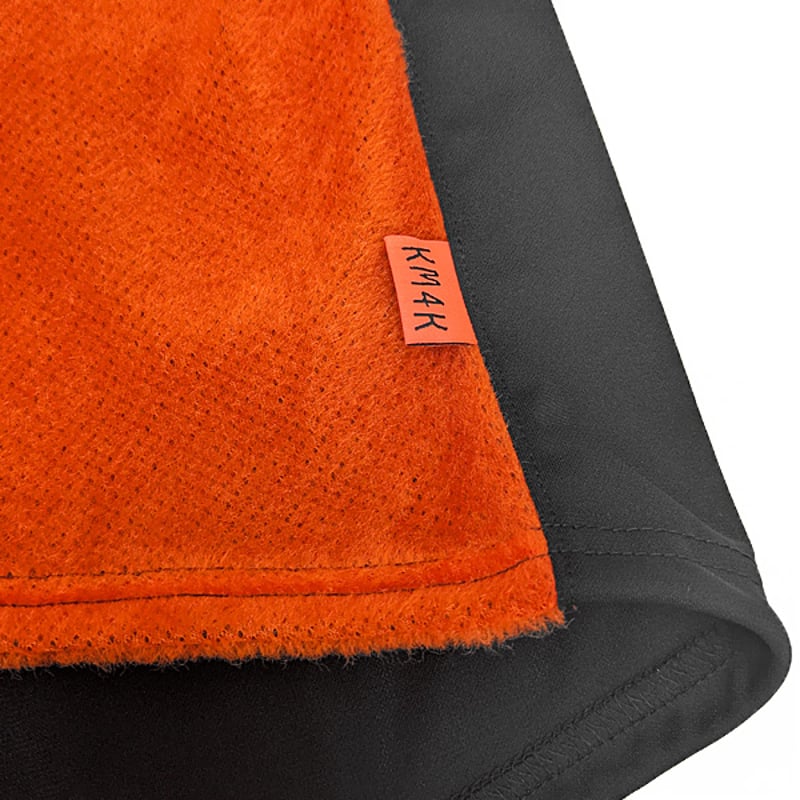 KM4K オレンジ パーカー Lサイズ KM4K スノーボードウェア Mサイズ 黒