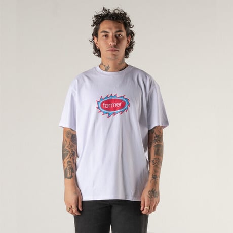 SALE FORMER Tシャツ 半袖 白 フォーマー TEE　FORMER ORBIT T-SHIRT（WHITE）