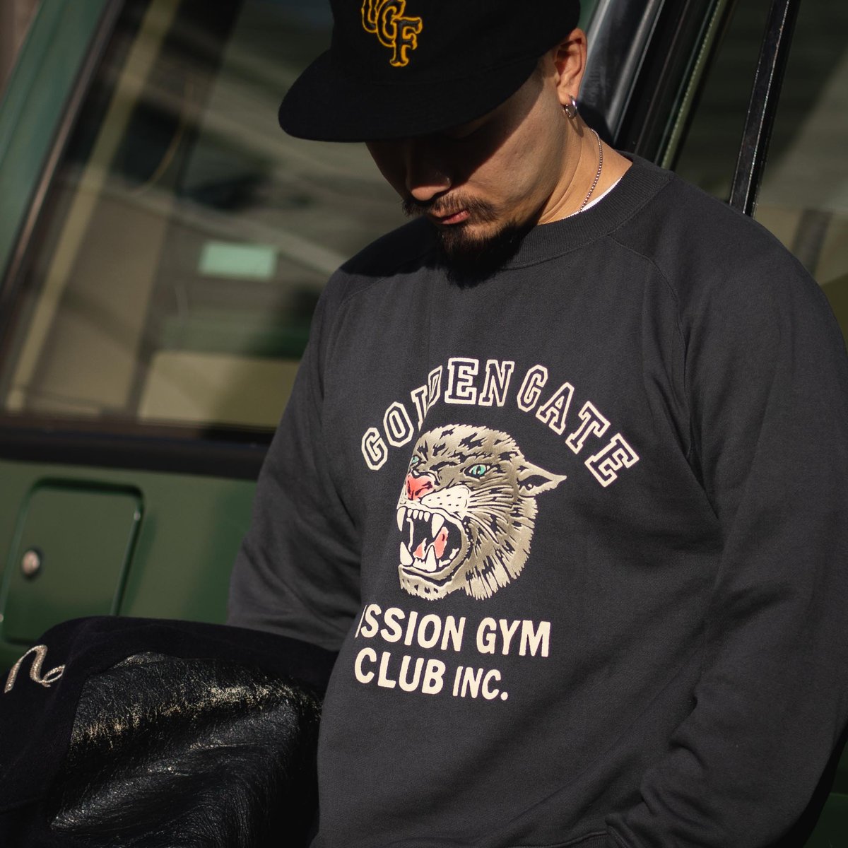 GYM】 FREEDOM SLEEVE SWEAT SHIRT【A.G.SPALDING &