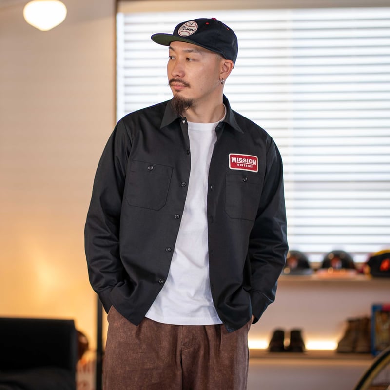 MT-415 ORIGINAL LONG-SLEEVE WORK SHIRT(Black) |
