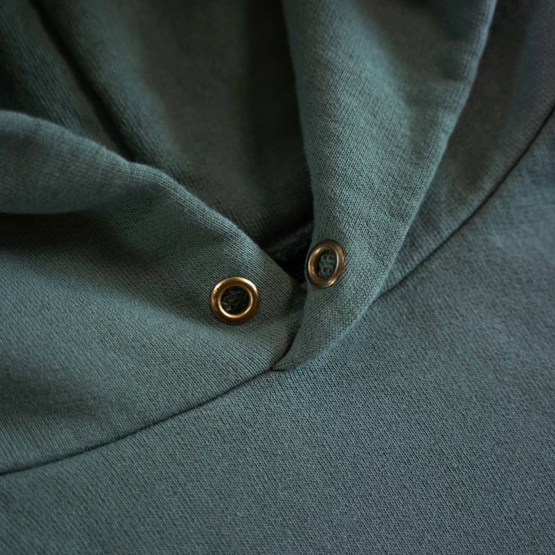 GREEN】MISSION DISTRICT SUN FADED PULLOVER HOOD