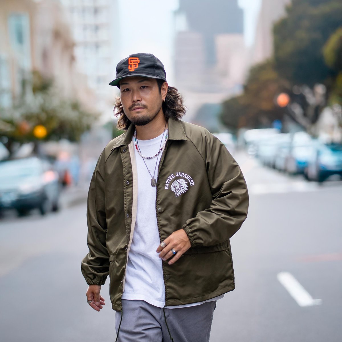 Sage】NATIVE J.CREW NYLON JACKET | NATIVE JAPAN