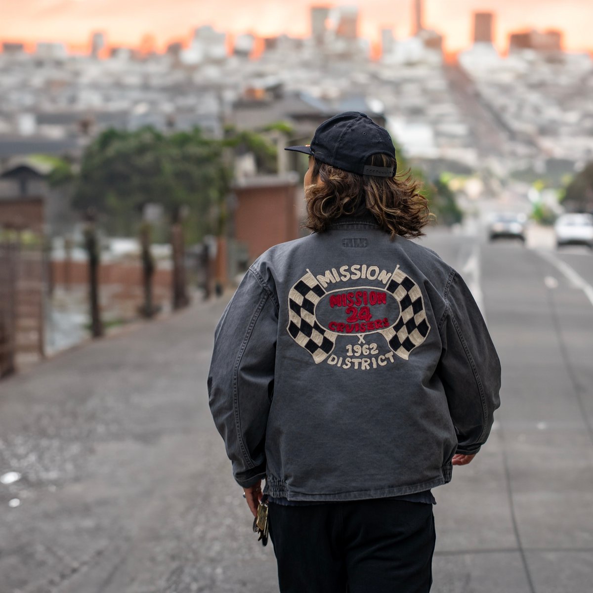 Ash Gray】MISSION 24 CRUISERS JACKET | NATIVE J