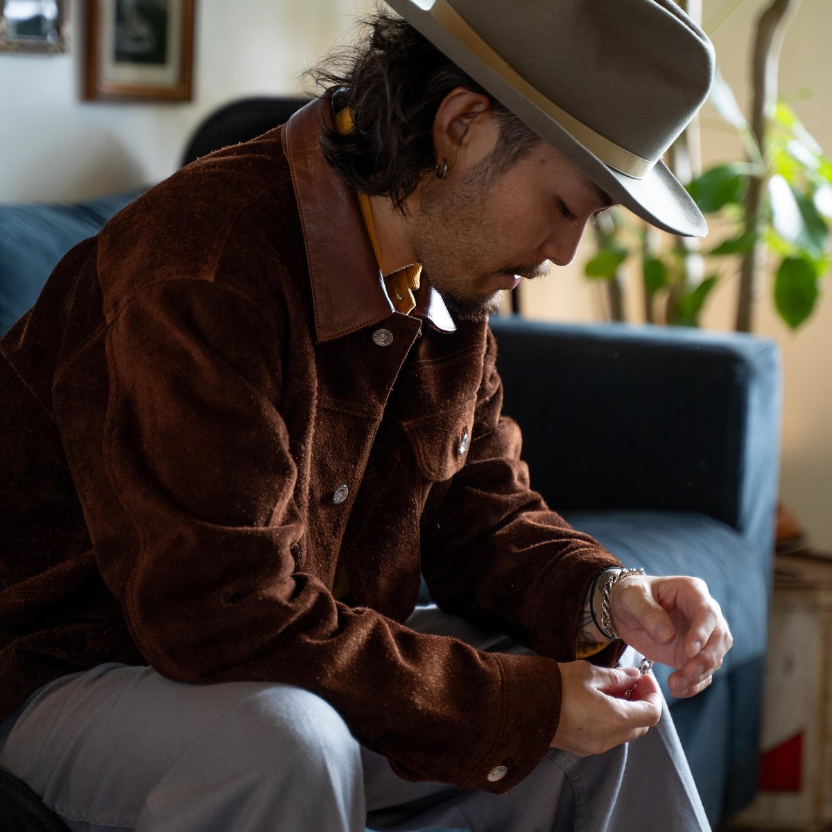 MISSIONDISTRICTネイティブジャパニーズ　コーチジャケット ブラウン SF MISSIONS COACH JACKET (Brown) | NATIVE JAPAN