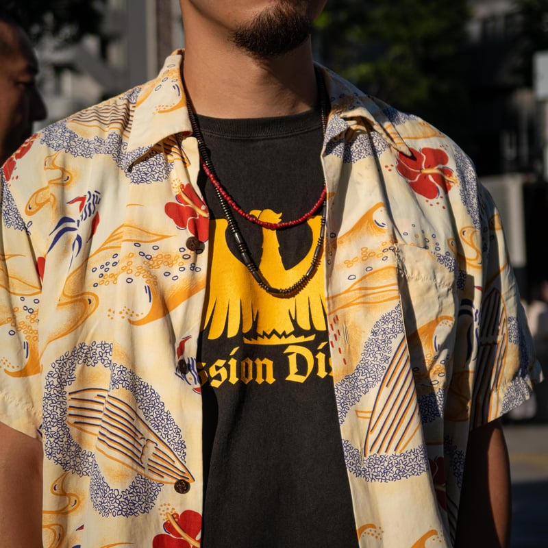 ネイティブジャパニーズ　ミッションディストリクト　フットボールTシャツ ミッションディストリクト NATIVE JAPANESE ネイティブ