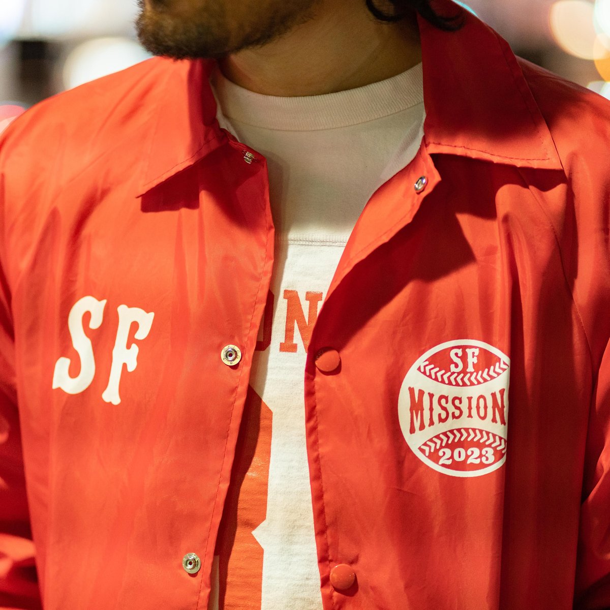 SF MISSIONS COACH JACKET (Red) | NATIVE JAPANES