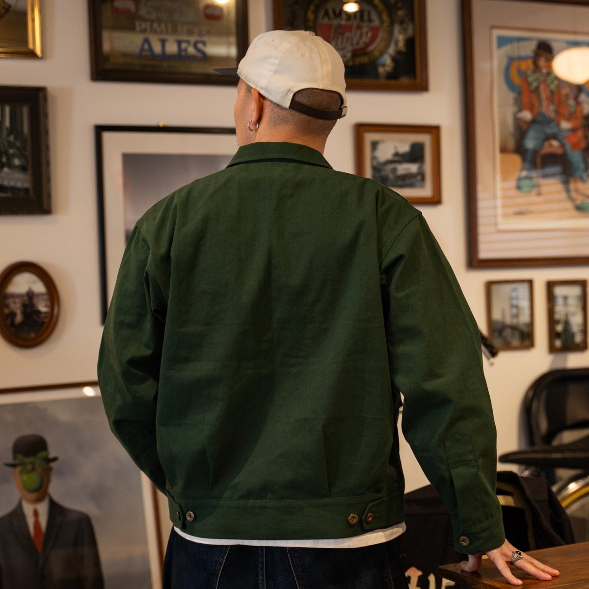 Green】 TYPE M-50 DRIVER JACKET【MISSION DISTRIC