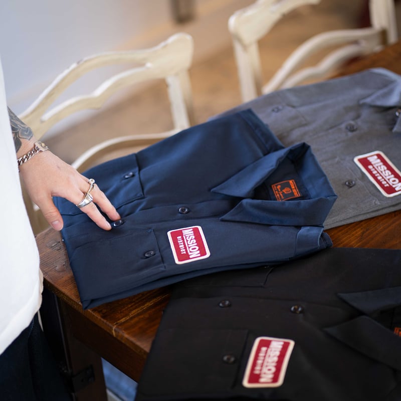 MT-415 ORIGINAL LONG-SLEEVE WORK SHIRT(Gray) |