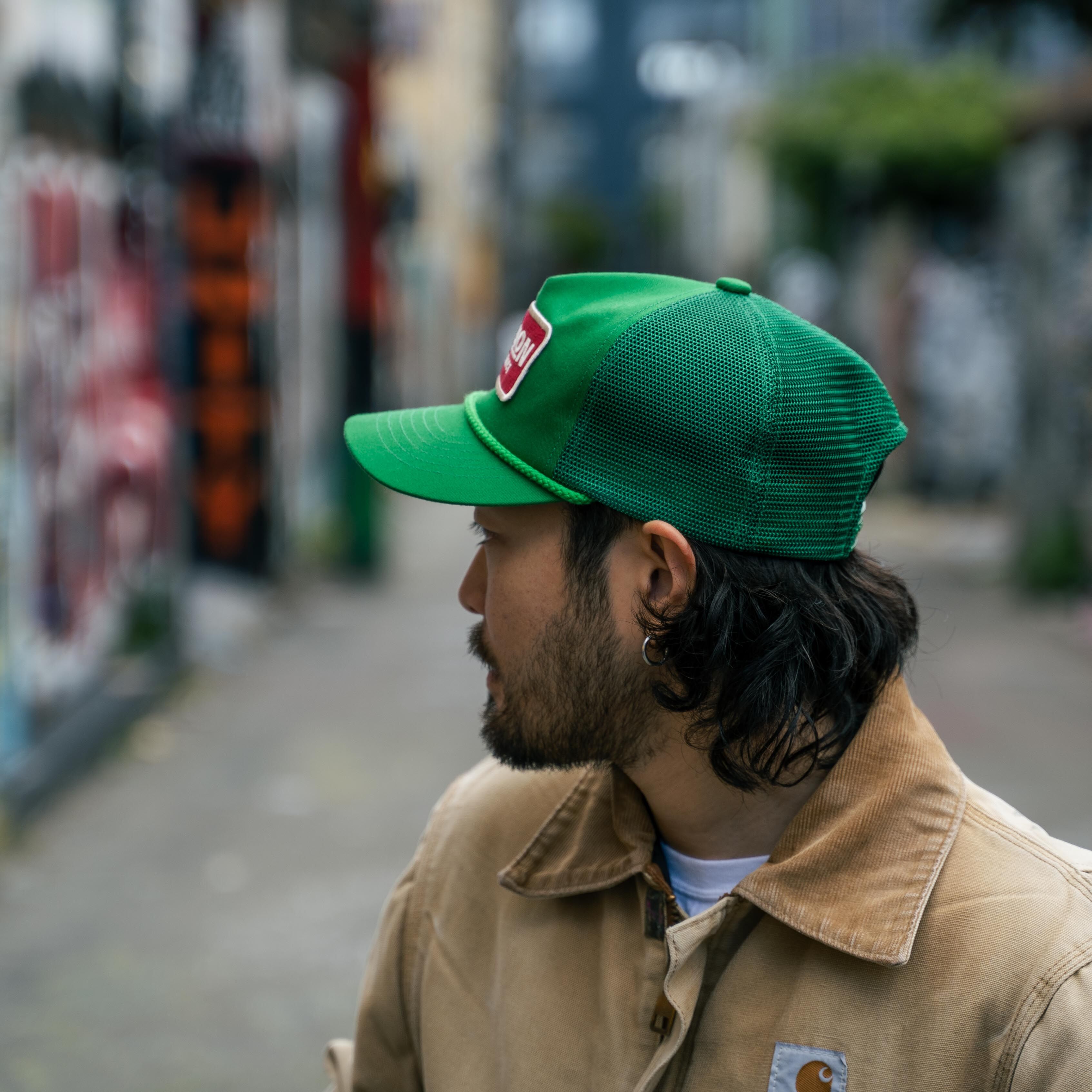 Green】MISSION DISTRICT TRUCKER CAP | NATIVE JA