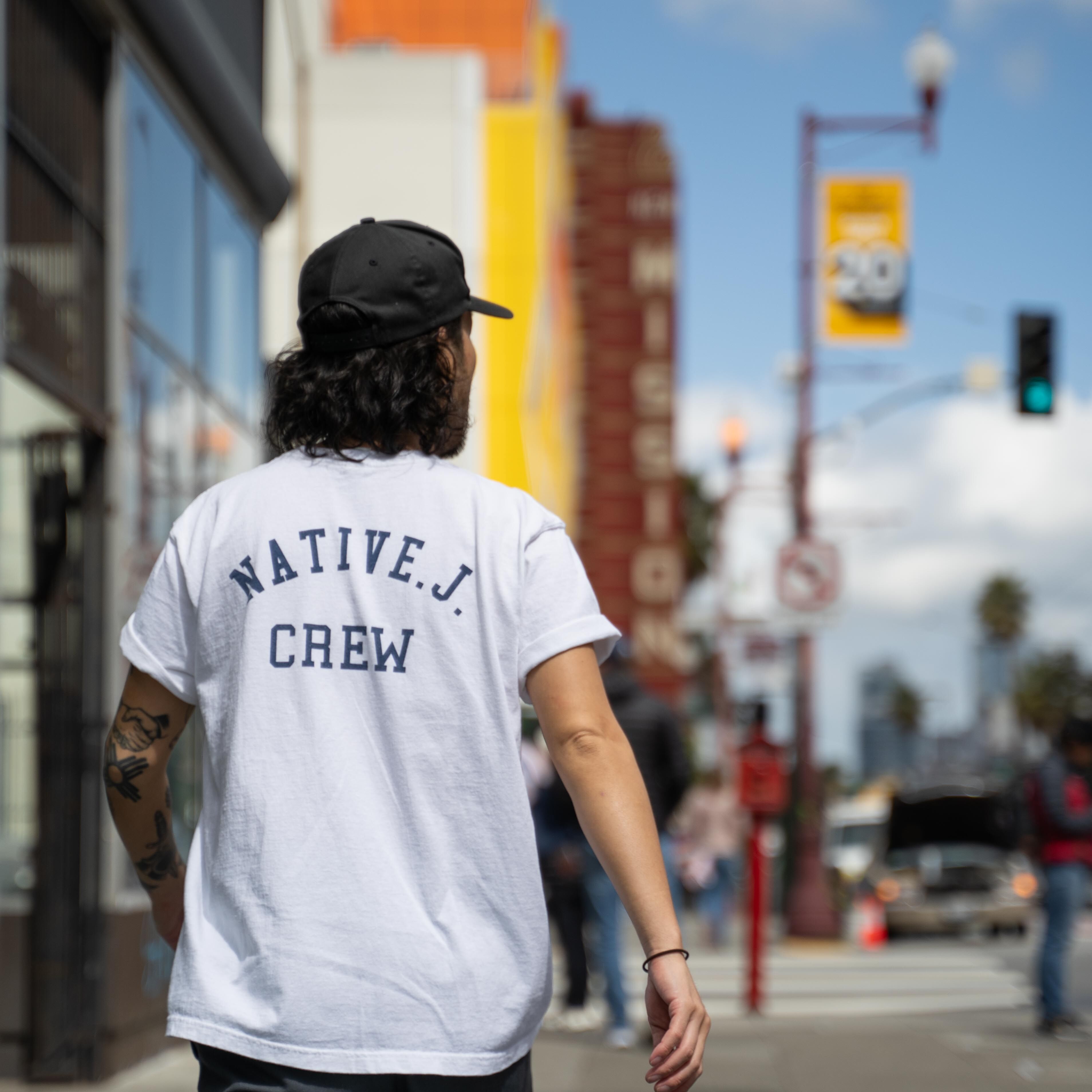 NATIVE.J.CREW T-shirts(NAVY) | NATIVE JAPANESE