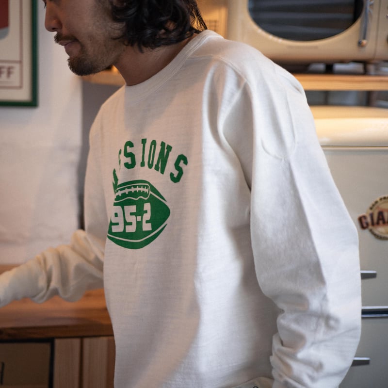 MISSIONS FOOTBALL 95-2 TEE (Green)【A.G.SPALDING
