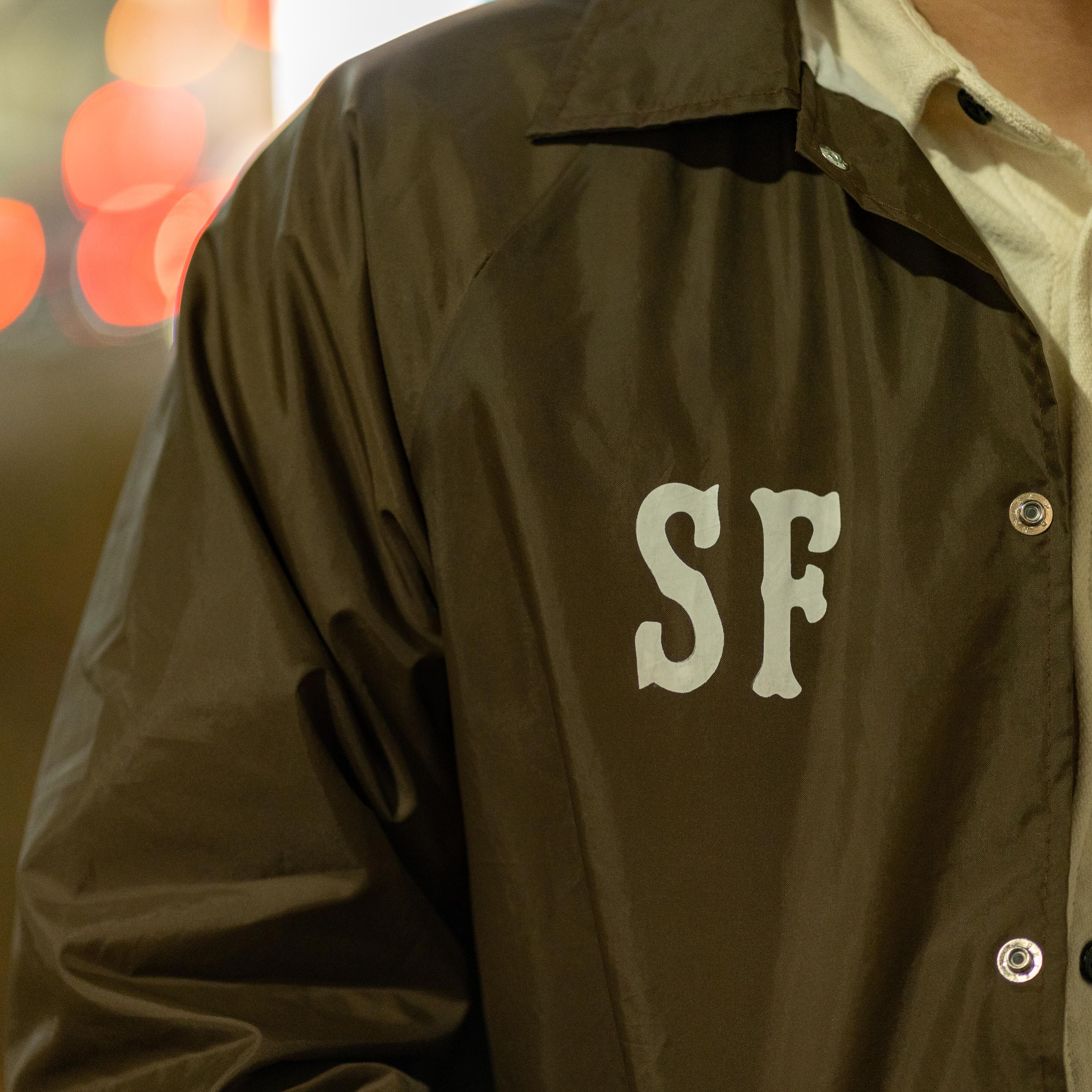Mission District コーチジャケット　ブラウン　SF original