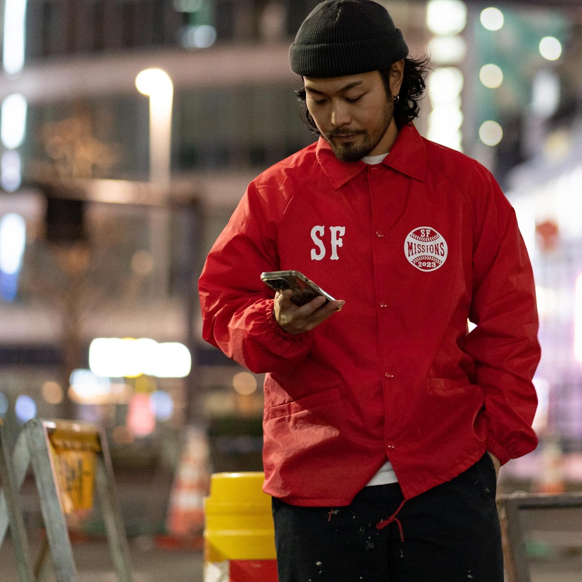 SF MISSIONS COACH JACKET (Red) | NATIVE JAPANES...
