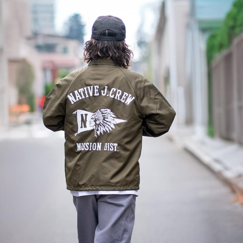 Sage】NATIVE J.CREW NYLON JACKET | NATIVE JAPAN