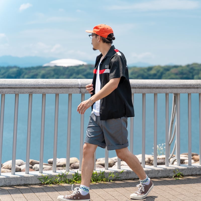 MISSION DISTRICT ワークショーツ 32 ネイティブジャパニーズ MT-415 ORIGINAL WORK SHORTS(Light gray) | NATIV