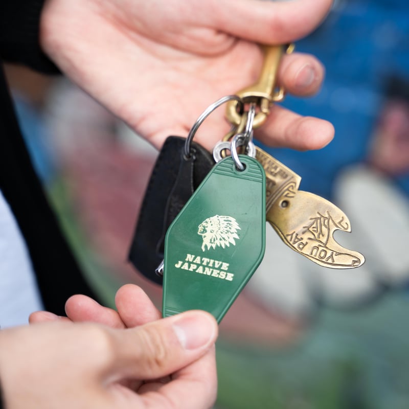 MISSION DISTRICT MOTEL KEY TAG(Green) | NATIVE