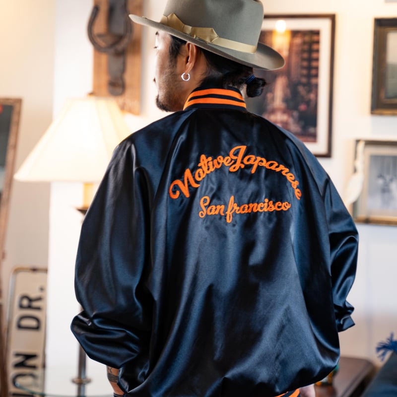 BUTWIN × MISSION DISTRICT】SATIN AWARD JACKET ( BUTWIN × MISSION DISTRICT】SATIN AWARD JACKET (