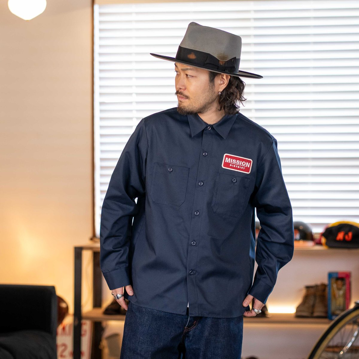 MISSION DISTRICT 81 ロングスリーブ MISSION DISTRICT ロングスリーブカットソー 81 トップス