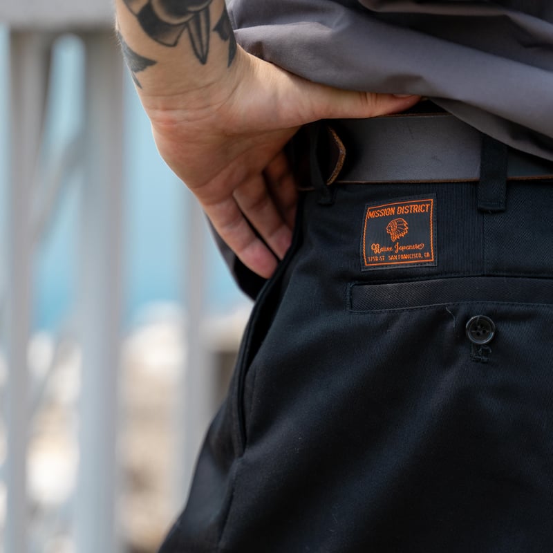 MT-415 ORIGINAL WORK SHORTS(Black) | NATIVE JAP