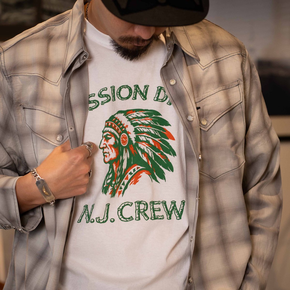 White】2026 MISSION DISTRICTN.J.CREW T-shirt【受